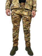 Тактичні штани мультикам зимові OTD Softshell Fleece L (Фактично M) - зображення 1