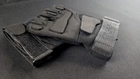 Перчатки безпалі тактичні Battle Wolf розмір ХЛ ( півобхват 11 см ) Чорний - зображення 8