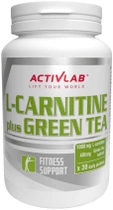 L-карнітин плюс зелений чай ActivLab L-Carnitine Plus Green Tea 60 капсул (5907368835730) - зображення 1