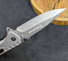 Туристический нож складной для рыбалки и охоты Browning нож с стропорезом и стеклобоем FA68 - изображение 8