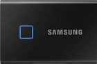 Dysk SSD Samsung Portable T7 TOUCH 2TB USB 3.2 Type-C Czarny (MU-PC2T0K/WW) External - obraz 1