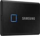 Dysk SSD Samsung Portable T7 TOUCH 2TB USB 3.2 Type-C Czarny (MU-PC2T0K/WW) External - obraz 3