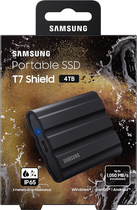 Samsung Portable SSD T7 Shield 4Tb USB 3.2 Type-C Black (MU-PE4T0S/EU) - зображення 9