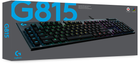 Клавіатура дротова Logitech G815 Gaming Mechanical GL Linear RGB USB Black (920-009008) - зображення 6