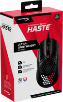 Mysz komputerowa HyperX Pulsefire Haste USB Czarno-Czerwona (4P5E3AA) - obraz 10