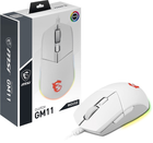 Миша MSI Clutch GM11 WHITE GAMING Mouse S12-0401950-CLA (S12-0401950-CLA) - зображення 5