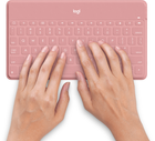 Klawiatura bezprzewodowa Logitech Keys-To-Go do iPhone iPad Apple TV Blush Pink (920-010059) - obraz 4