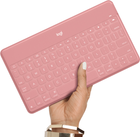 Klawiatura bezprzewodowa Logitech Keys-To-Go do iPhone iPad Apple TV Blush Pink (920-010059) - obraz 5