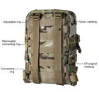 Сумка для тактичного жилета-рюкзака IDOGEAR BG3530 MOLLE 3 л преміум якість армії США Мультикам - зображення 10