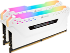 Оперативна пам'ять Corsair DDR4-3200 32768MB PC4-25600 (Kit of 2x16384) Vengeance RGB Pro White (CMH32GX4M2E3200C16W) - зображення 2