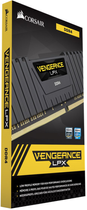 Оперативна пам'ять Corsair DDR4-3600 65536MB PC4-28800 (Kit of 2x32768) Vengeance LPX Black (CMK64GX4M2D3600C18) - зображення 6