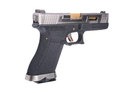 Пістолет Glock 17 Force Metal Blk-Silver-Gold GBB [WE] - изображение 4