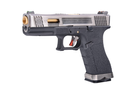 Пістолет Glock 17 Force Metal Blk-Silver-Gold GBB [WE] - зображення 5