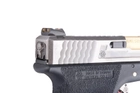 Пістолет Glock 17 Force Metal Blk-Silver-Gold GBB [WE] - зображення 7