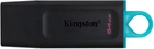 Kingston DataTraveler Exodia 64GB USB 3.2 Gen 1 Black/Teal (DTX/64GB) - изображение 3