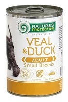 Влажный корм для собак малых пород Nature's Protection Adult small breed Veal & Duck с телятиной и уткой