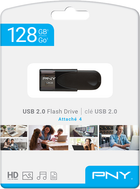 Pendrive PNY Attache 4 128 GB USB 2.0 czarny (FD128ATT4-EF) - obraz 6