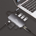 Док-станція Media-Tech Hub Pro 8-in-1 USB3.1 Type-C - HDMI/USB 3.0x3/RJ45/SD(Micro)/PD 100W (MT5044) - зображення 6