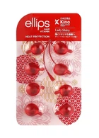 Вітаміни для волосся Ellips "М'якість сакури" Hair Vitamin Heat Protection, 8 капсул по 1 мл (8993417301025)