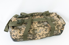 Тактичний сумка рюкзак баул 70 л. піксель Б-01 - зображення 2