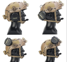 Адаптер кріплення для шумозахисних навушників на шолом швидкознімне кронштейн ARC Rail Helmet BeArmD Тан (1489603S) - зображення 3
