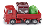 Модель вантажівки Siku (1:87) з відкритим кузовом для сміття Червоний (828) - зображення 1