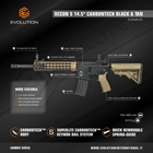 Штурмова гвинтівка M4 Recon S 14.5” Carbontech BT [Evolution] - зображення 2