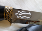 Мисливський ніж Тризуб бронза ручної роботи Гранд Презент Н023 - зображення 6