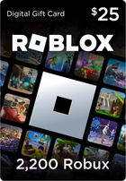 2200 Robux Roblox Gift Card Игровая валюта
