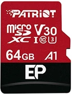 Карта памяти microSDXC 64GB UHS-I U3 Patriot EP A1