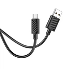 Кабель Hoco X88 Gratified Micro-USB черный 6931474783325