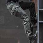 Штаны Карго мужские, тактические Рип-Стоп, военные демисезонные, размер 4ХL, цвет хаки Код 69-0031 - изображение 4