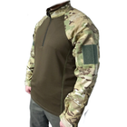 Убакс ubacs тактическая военная боевая рубашка под бронежелет мультикам размер (2XL) 54-56 рост 182 - изображение 3