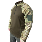 Убакс ubacs тактическая военная боевая рубашка под бронежелет мультикам размер (2XL) 54-56 рост 170 - изображение 3