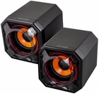 Компьютерные колонки Esperanza Speakers EP142 2.0 Черный с оранжевым