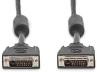 Kabel Digitus DVI-D dual link (AM/AM) 5 m Czarny (AK-320101-050-S) - obraz 2