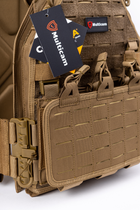 Плитоноска-тактический военный жилет разгрузка, бронежилет ТМ MULTICAM X650 цвет песочный, MOLLE, Cordura 1000D, регулируемый размер - изображение 4