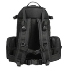 Рюкзак тактичний чоловічий з 3 підсумками Tactical Backpack B08 Чорний на 55 л військовий туристичний для полювання та риболовлі з кріпленням MOLLE - зображення 7