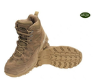 Треккинговая обувь Mil-Tec 47 размер мужские берцы с хорошим сцеплением антискользящие и легкие прочные с амортизацией Койот - изображение 2