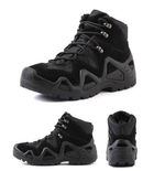 Тактичні водостійкі шкіряні бойові черевики 42 розмір Чорний (Alop) - зображення 2