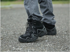 Тактичні водостійкі шкіряні бойові черевики 42 розмір Чорний (Alop) - зображення 9