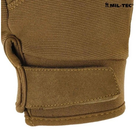 Рукавички чоловічі Mil-Tec розмір L регульовані для правоохоронних органів водонепроникні та міцні Койот - зображення 8