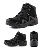 Тактичні водостійкі шкіряні бойові черевики 40 розмір Чорний (Alop) - зображення 2