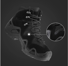 Тактичні водостійкі шкіряні бойові черевики 43 розмір Чорний (Alop) - изображение 5