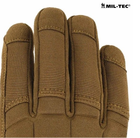 Перчатки мужские Mil-Tec размер М зимние дышащие и водонепроницаемые перчатки с защитой от ударов Койот - изображение 6