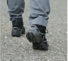 Тактичні водостійкі шкіряні бойові черевики 44 розмір Чорний (Alop) - изображение 10