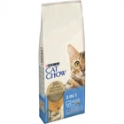 Сухой корм для кошек Purina Cat Chow Feline 3-in-1 с формулой тройного действия с индейкой