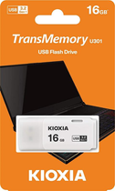 Pendrive KIOXIA TransMemory U301 16 GB USB 3.2 biały (LU301W016GG4) - obraz 3