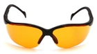 Очки защитные открытые Pyramex Venture-2 (orange) оранжевые - изображение 4