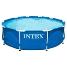 Бассейн каркасный Intex 28200 Metal Frame Pool, круглый, 305 х 76 см